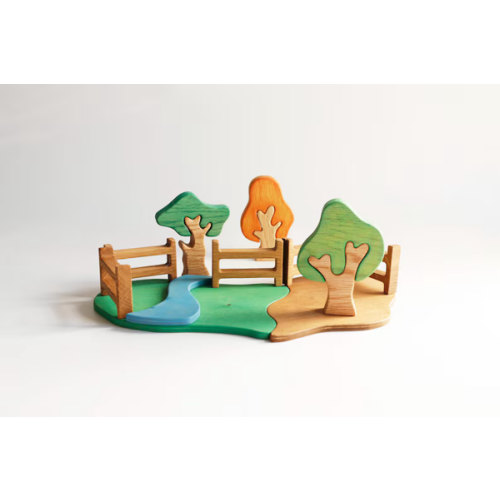 Wooden Forest Playset
