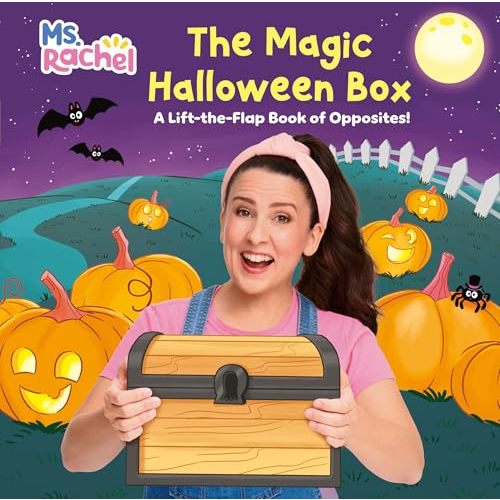 The Magic Halloween Box: A Lift-the-Flap Book of Opposites! (Ms. Rachel) (Books by Ms. Rachel)