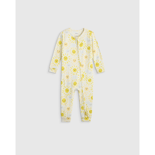 Bamboo One Piece Pajama - Baby in Banana Cream