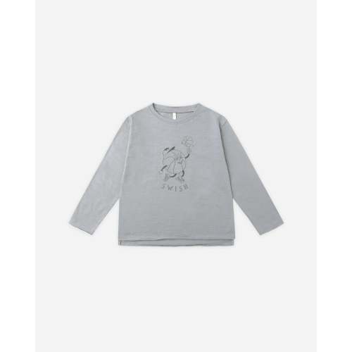 Raw Edge Long Sleeve Tee || Basketball – Rylee + Cru