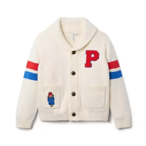 Boy Nutmeg Cream Paddington™ x Janie and Jack Cardigan by Janie and Jack