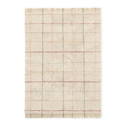 WASHABLE AREA RUG COLOR LINES