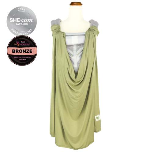 Multifunctional sun blanket | UPF 50+ UV protection | Eucalypt Green – Bebe Trek