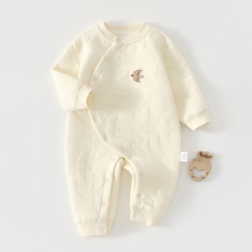 Baby Quilted Jacquard Romper