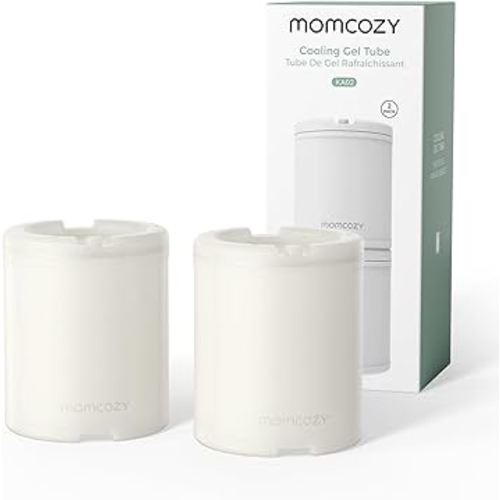 Momcozy Cooling Gel Tube, Highly Efficient 24 Hour Cold Retention, Compatible with Momcozy Breast Milk Cooler, 2PCS