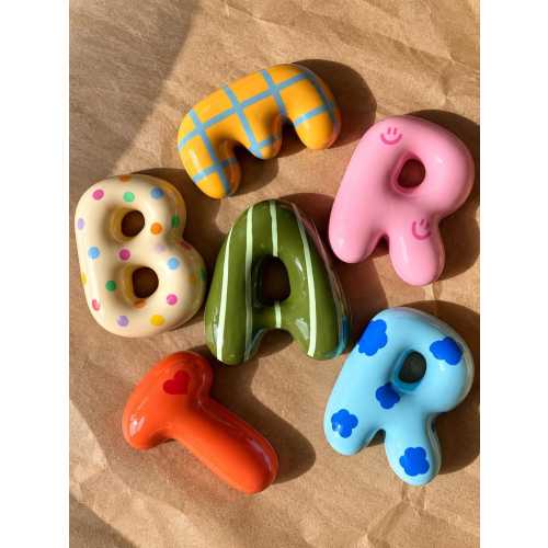 Glossy Bubble Letters & Numbers Decorative Wall Room