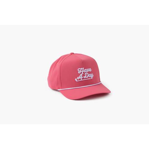Have A Day Pink Rope Hat