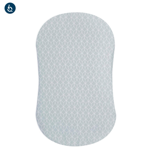 HALO - BassiNest Fitted Sheet 100% Cotton | Morning Mist - Gray