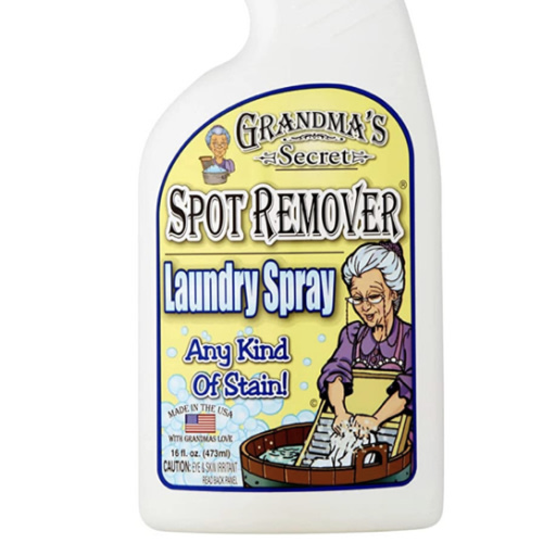 Grandma's Secret Spot Remover Laundry Spray - Chlorine, Bleach And Toxin-Free Stain Remover - Stain Remover For Clothes - Fabric Stain Remover Removes Oil, Paint, Blood And Pet Stains – 16 Ounce - 16 Fl Oz (Pack of 1)