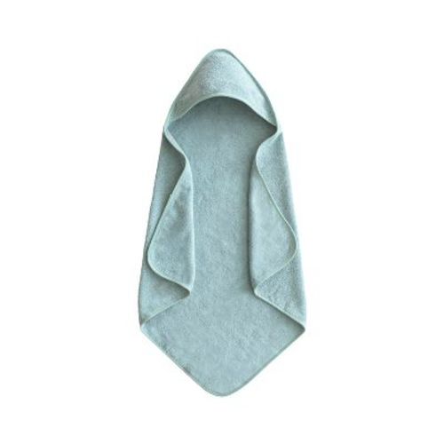 Organic Cotton Baby Hooded Towel Sea Mist One Size