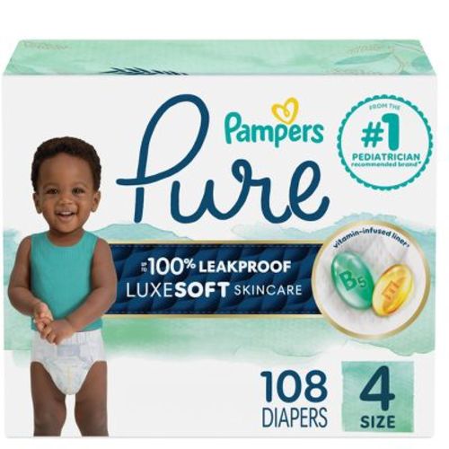 Pampers Pure Protection Diapers - (Select Size and Count)