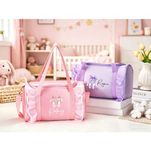 Personalized Duffle Dance Bag, Personalized Dance Ballet Bag,Ballet Bag for Girl gift,Small Overnight bag for Girl, Ballet Bag,Weekender Bag