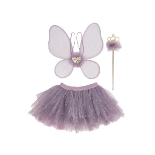 Royal Fairy Princess Skirt Set - Purple