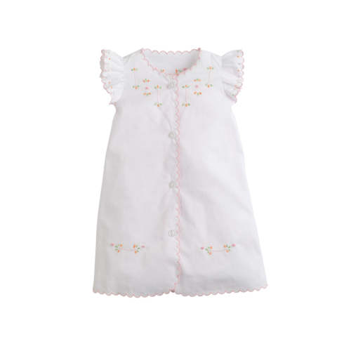 Tea Gown - Orange & Pink