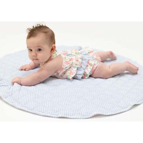 Quilted Playmat, Cute Little Roses - Angel Dear | Maisonette
