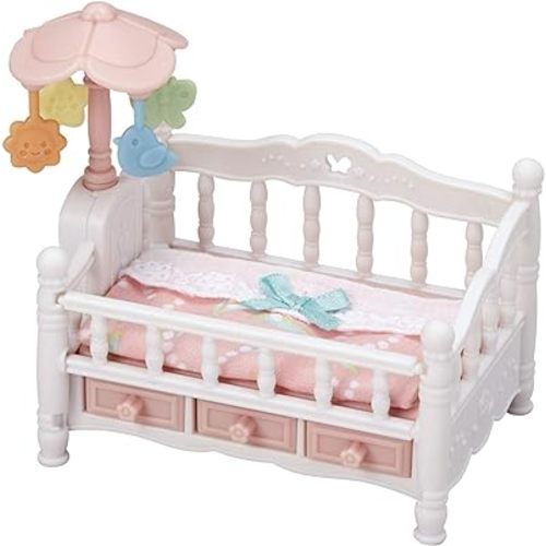 Calico Critters - Crib with Mobile Set - Dollhouse Furniture & Accessories