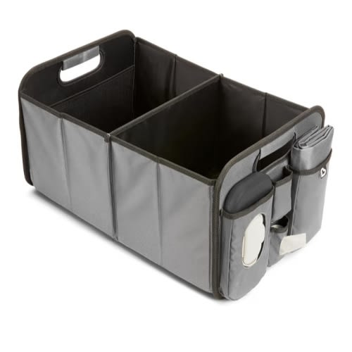 Munchkin Out-n-About Car Trunk Diaper Organizer - Portable Changing Pad and Wet Wipe Dispenser for Diaper Changes On-the-Go - Collapsible