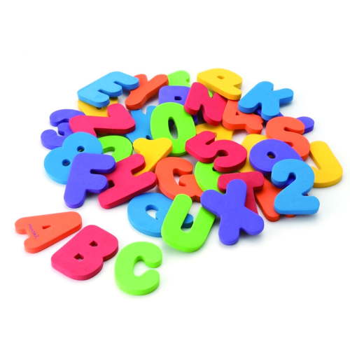 Munchkin® Learn™ Letters and Numbers Toddler Bath Toy, Non-Toxic, Multi-Color, Unisex, 36 Count