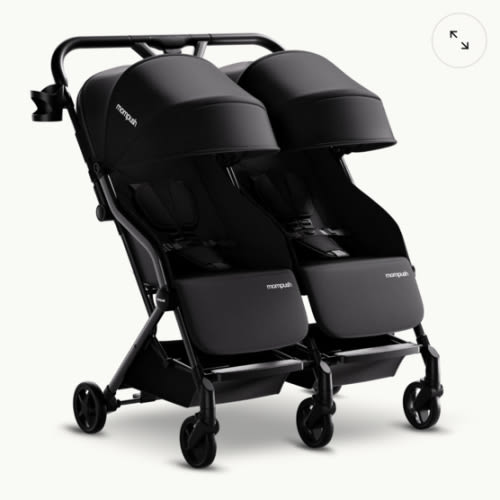 Mompush Lithe Lightweight Double Stroller For Infant and Toddler | Mompush