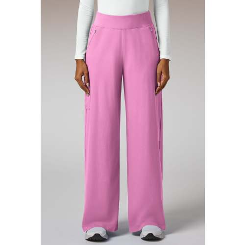 Hypothesis Women's 2-Pocket STRETCH Yoga Waistband Wide Leg Scrub Pant, Nursing Pants
