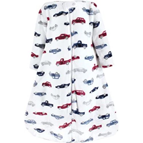 Hudson Baby Unisex Baby Plush Sleeping Bag, Sack, Blanket, Cars, 6-12 Months