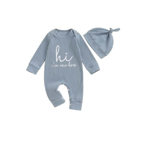 Hirigin Newborn Baby Boy Girl Clothes Hi I'm New Here Coming Home From Hospital Outfits Gender Neutral One Piece Romper