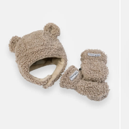 Cub Set - Teddy | Hat & Mittens