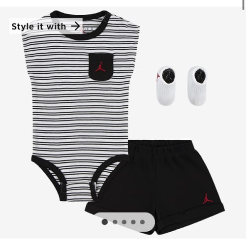 Jordan Essentials Striped 3 Piece Box Set - Boys' Infant | Kids Foot Locker