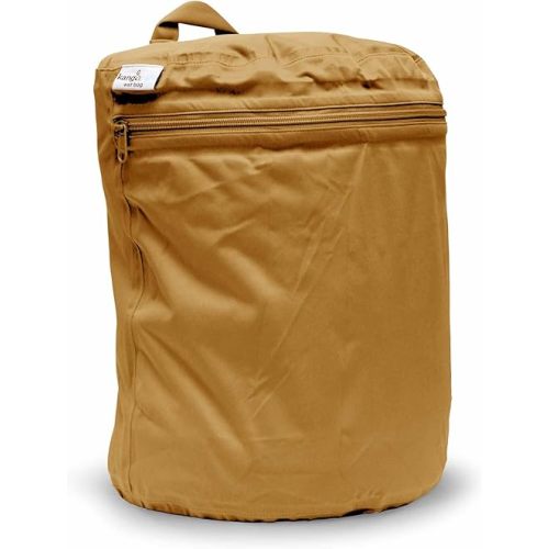 Kanga Care Wet Bag Seam Sealed Waterproof 3D Dimensional for Baby Cloth Diapers, Travel, Beach, Pool, Gym, Swim | Honey