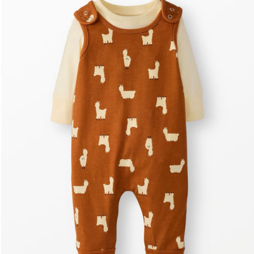 Baby Long Sleeve T-Shirt & Overalls Set | Hanna Andersson