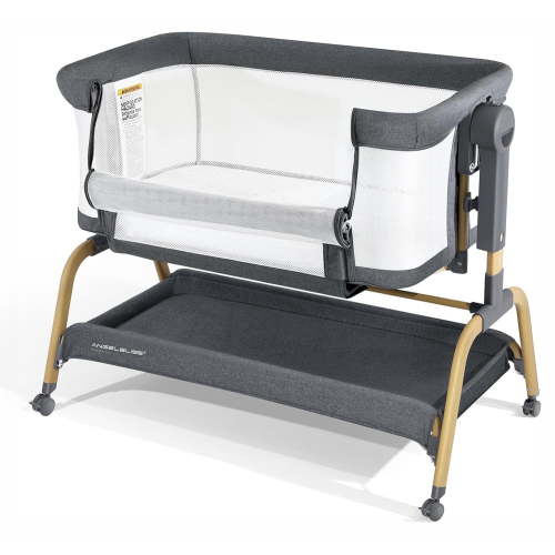 Angelbliss 3-in-1 Baby Bassinet, Bedside Sleeper and Rocking Crib