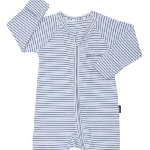 Bonds Newbies Wide Needle Rib Zippy | Baby Baby Coverall | BWCUA