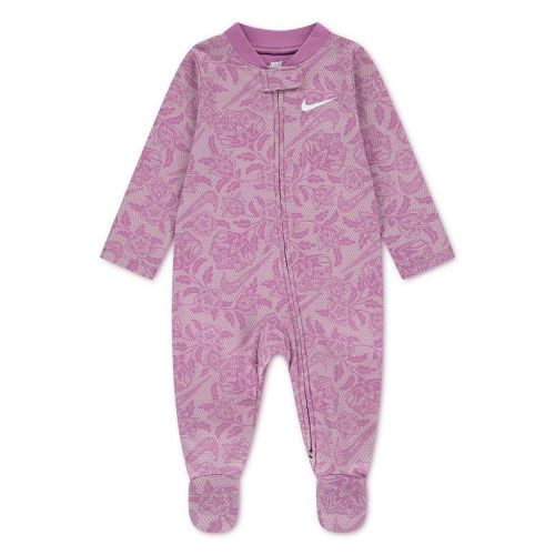 Newborn Baby Girls Nike Lace It Up Footed Coverall