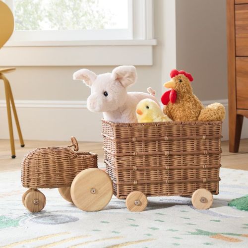 Rattan Tractor Basket