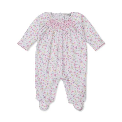 Autumn Gardens Smocked Footie