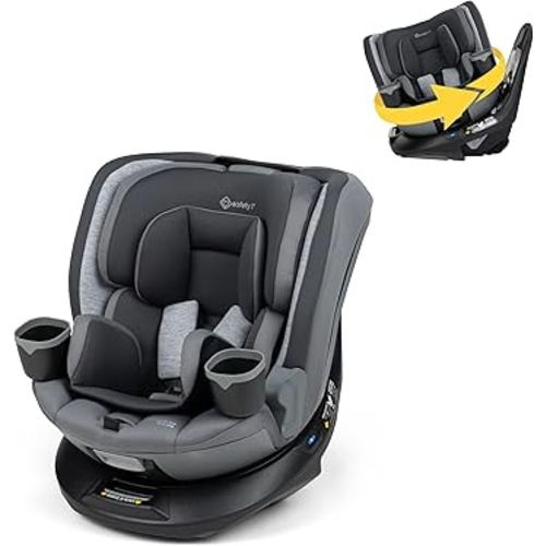 Safety 1st Turn and Go 360 DLX Rotating All-in-One Convertible Car Seat, Sand Bucket