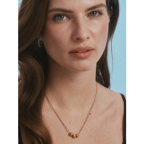 Blooming Birth Flower Name Necklace with Birthstone in Sterling Silver - Theo Grace (Formerly MYKA)