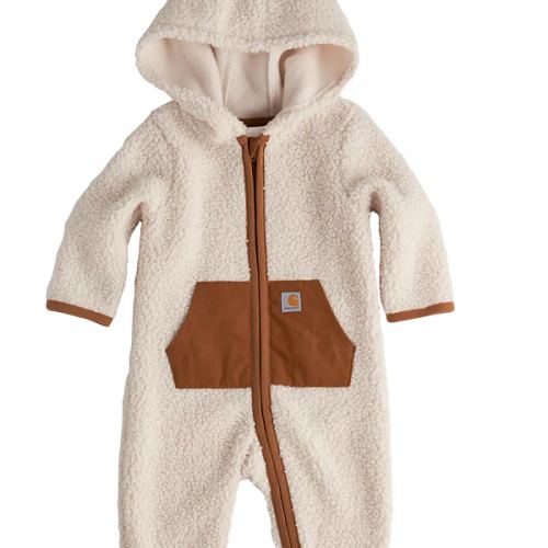 Boys' Long-Sleeve Fleece Zip Front Coverall (Baby)