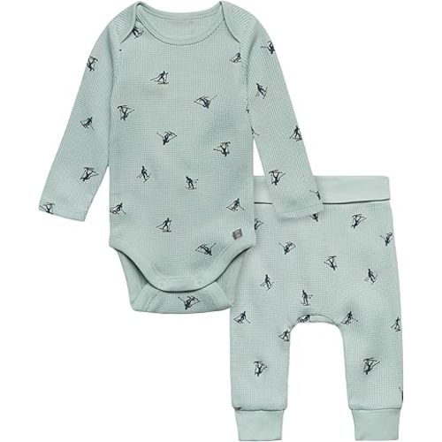 Modern Moments by Gerber Baby Long Sleeve Bodysuit and Pant Set