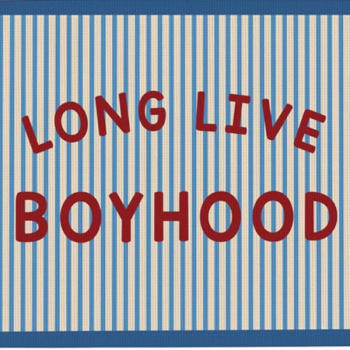 Long Live Boyhood Boys Room Playroom Wall Decor Vintage Sports Decor for Nursery Playroom Kids Bedroom Dorm Toddler Decorations 22x28 Inch