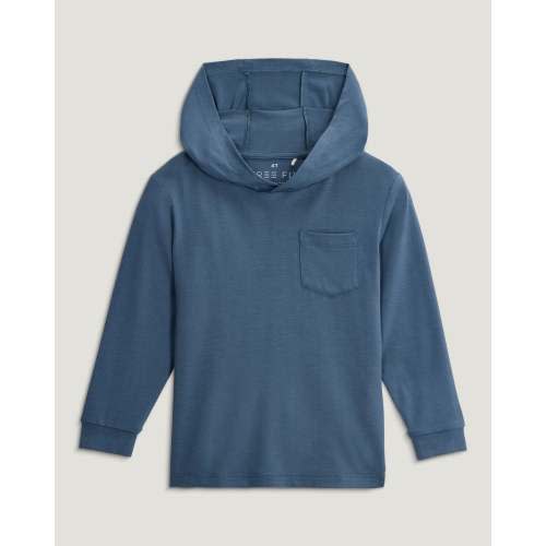 FreeFly Toddler Bamboo Shade Hoodie - Pacific Blue - 2T