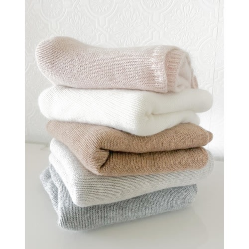 Cashmere Baby Blanket: Soft Knit, Machine Washable, Made in USA