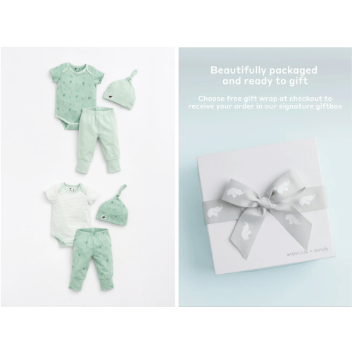 (0-3) Monica + Andy - summer baby cuddle set