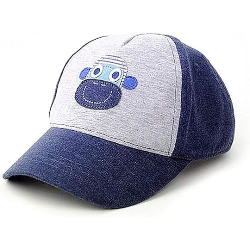 UQ Kids Cute Stars Cotton Adjustable Baseball Hats Sun Visors Grey