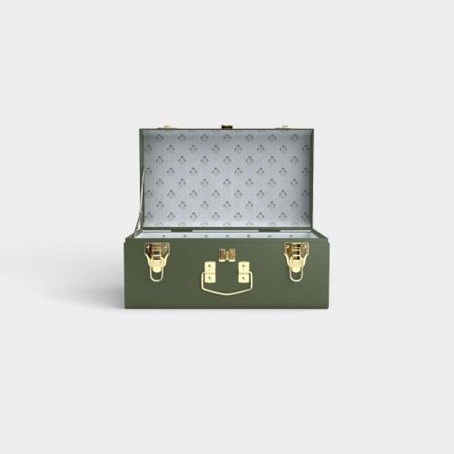 Mini Trunk - Green - Louisa’s Lane / Embroidery