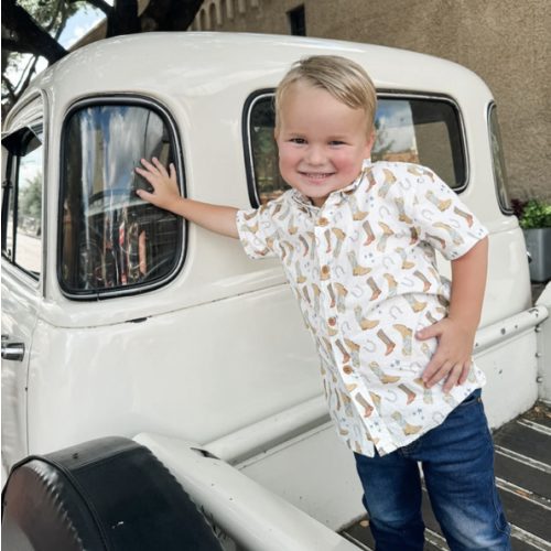 Hollis Baker Beau Shirt - Boots 6-12 Months