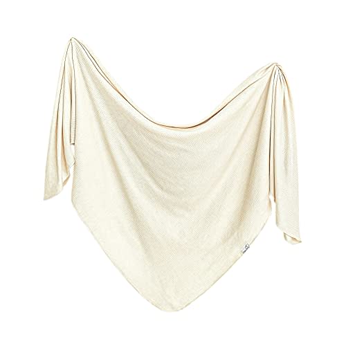 Copper Pearl Baby Swaddle Blanket - Premium Knit Baby Blanket, Large Soft Stretchy Receiving Blankets for Baby Boy and Girl, Swaddles for Newborn, Infant, and Toddler (Moonstone)