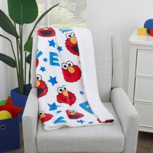 NoJo Elmo Super Soft Baby Blanket: 40" x 30", Figures Pattern, Favorite Character Theme, Microfiber Construction