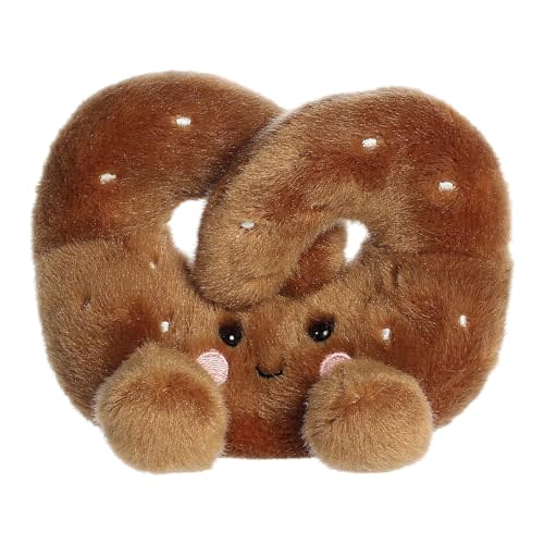 Aurora Palm Pals 5.5" Twist Pretzel Adorable Plush | Bean-filled understuffed bodies with collectible personalities