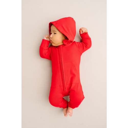 Holly Red Hoodie Jumpsuit